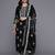 Ethnic Thread Embroidered Kurta With Trousers & Dupatta