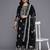 Ethnic Thread Embroidered Kurta With Trousers & Dupatta