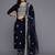 Floral Embroidered Thread Work Kurta With Trousers & Dupatta