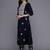 Floral Embroidered Thread Work Kurta With Trousers & Dupatta