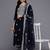 Floral Embroidered Thread Work Kurta With Trousers & Dupatta