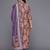 Ethnic Floral Printed Sequinned Kurta With Trousers & Dupatta