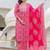 Women Floral Embroidered Regular Thread Work Kurta with Trousers & With Dupatta