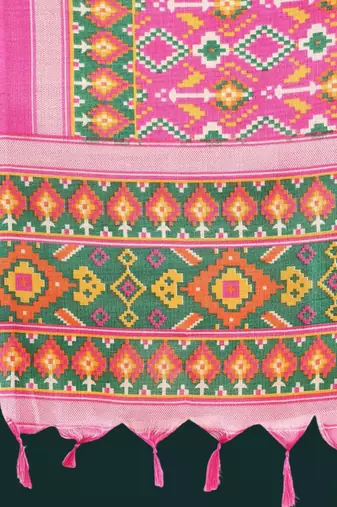 Women Embroidered Regular Gotta Patti Kurta with Trousers & With Dupatta