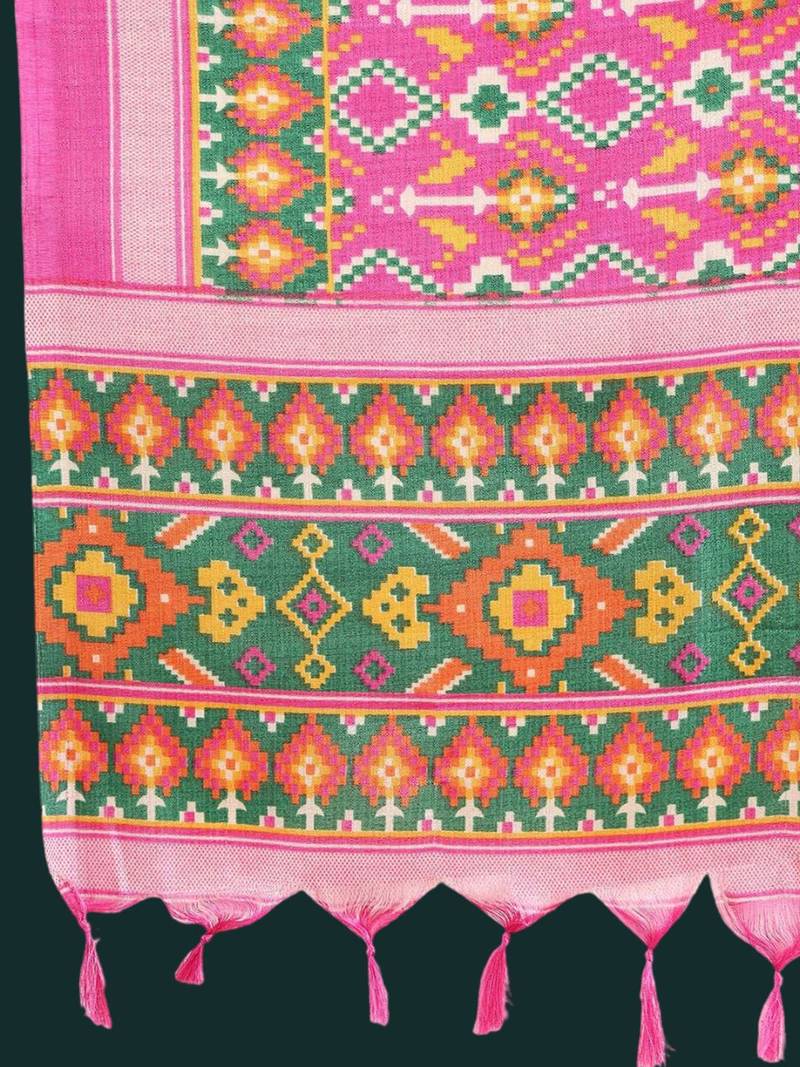 Women Embroidered Regular Gotta Patti Kurta with Trousers & With Dupatta