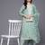 Floral Embroidered Panelled Thread Work Pure Cotton Kurta With Trousers & Dupatta