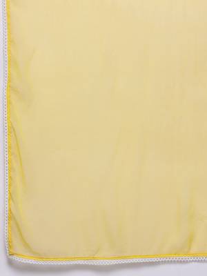 Women Regular Thread Work Kurta with Trousers & With Dupatta 4