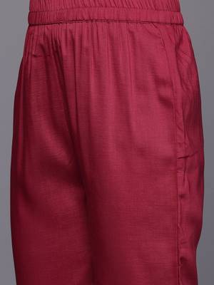 Women Embroidered Kurta with Trousers & Dupatta 3