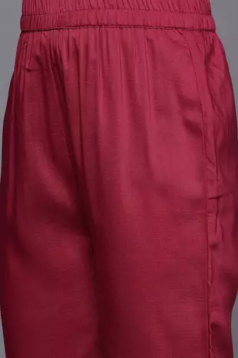 Women Embroidered Kurta with Trousers & Dupatta