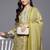 Ethnic Motifs Printed Zari Kurta With Trousers & Dupatta