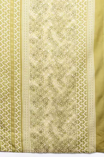 Ethnic Motifs Printed Zari Kurta With Trousers & Dupatta