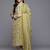 Ethnic Motifs Printed Zari Kurta With Trousers & Dupatta