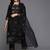 Floral Embroidered Thread Work Kurta With Trousers & Dupatta