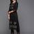 Floral Embroidered Thread Work Kurta With Trousers & Dupatta