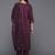 Floral Embroidered Thread Work Kurta With Trousers & Dupatta
