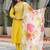 Ethnic Motifs Yoke Design Regular Thread Work Kurta with Trousers & With Dupatta