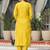 Ethnic Motifs Yoke Design Regular Thread Work Kurta with Trousers & With Dupatta