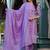 Ethnic Motifs Printed Mirror Work Pure Cotton Kurta With Trouser & Dupatta