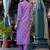 Ethnic Motifs Printed Mirror Work Pure Cotton Kurta With Trouser & Dupatta