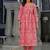 Women Floral Printed Empire Pure Cotton Kurta with Trousers & With Dupatta