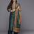 Floral Printed Chanderi Silk Kurta with Trousers & Dupatta