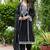 Ethnic Motifs Embroidered Thread Work Pure Cotton Kurta With Trousers & Dupatta