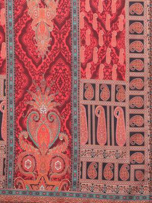 Women Paisley Printed Woolen Kurta Paired with Trousers & Printed Dupatta 4