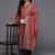 Women Paisley Printed Woolen Kurta Paired with Trousers & Printed Dupatta