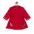 Red embroidered viscose kurti set