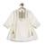 Off white purple embroidered viscose kurti set