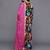 Women Floral Print Empire Mirror Work Pure Silk Kurta with Trousers & Dupatta