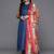Halter Neck Regular Kurta with Trousers & Dupatta