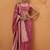 Rasberry tussar silk saree with rich zari border saree