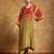 Women Printed Regular Sequinned Kurta with Trousers