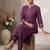 Women Ethnic Motifs Embroidered Regular Thread Work Kurta with Trousers