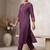 Women Ethnic Motifs Embroidered Regular Thread Work Kurta with Trousers