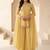 Women Ethnic Motifs Embroidered Empire Thread Work Silk Chiffon Kurti with Palazzos & With Dupatta