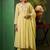 Women Floral Embroidered Empire Thread Work Kurta with Palazzos & With Dupatta