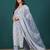 Floral Printed V-Neck Pure Cotton Straight Kurta With Trousers & Dupatta