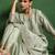 Floral Embroidered V-Neck A-Line Kurta With Sharara And Dupatta