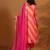 Leheriya Printed Gotta Patti V-Neck Anarkali Kurta With Trousers & Dupatta