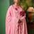 Women Floral Embroidered Empire Thread Work Chanderi Cotton Kurta with Palazzos & With Dupatta