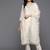 Floral Embroidered Thread Work Pure Cotton Kurta With Trousers & Dupatta