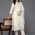 Floral Embroidered Thread Work Pure Cotton Kurta With Trousers & Dupatta