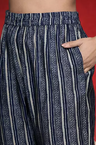 Women Floral Printed A-Line Kurta with Trouser & Dupatta
