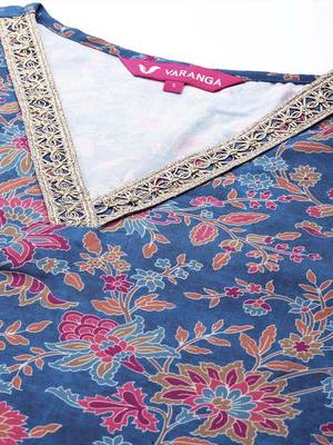 Women Paisley Printed Woolen Kurta Paired with Trousers & Printed Dupatta 2