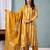 Women Striped Regular Pure Cotton Kurta with Trousers & With Dupatta