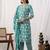 Women Floral Printed Regular Kurta with Trousers & With Dupatta