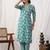 Women Floral Printed Regular Kurta with Trousers & With Dupatta