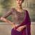 Wine luxurious party wear saree